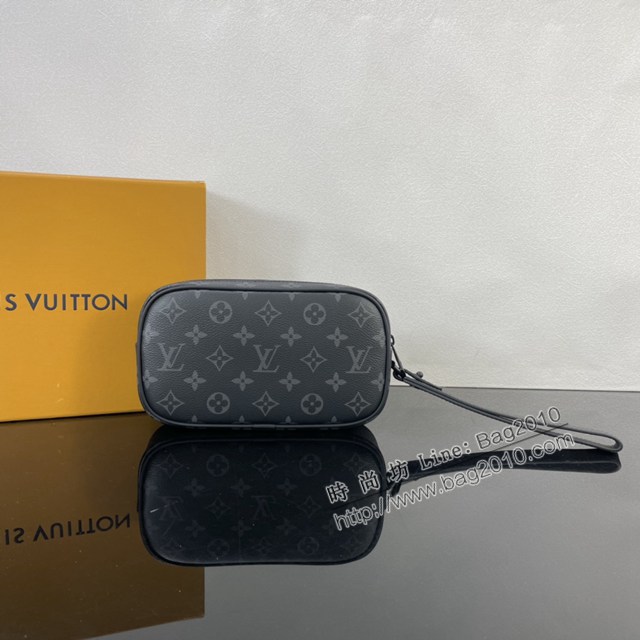 Lv路易威登2023專櫃新款Pochette Volga手拿包 LV黑花手拿包 M68321 ydh5193